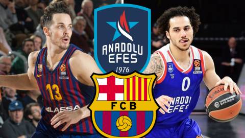 Larkin y el Efes ponen a prueba el crecimiento del nuevo Barça. Larkin y el Efes ponen a prueba el crecimiento del nuevo Barça.